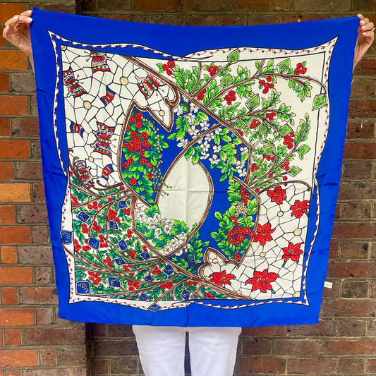 Stained Glass Silk Scarf