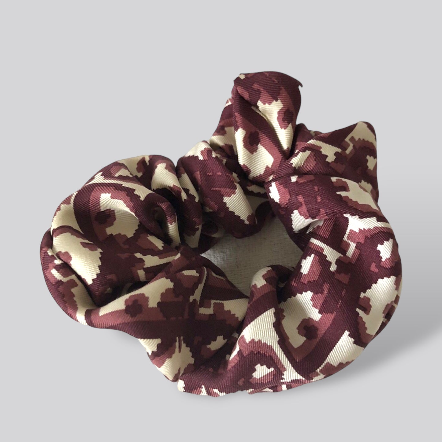 Burgundy logo Scrunchie