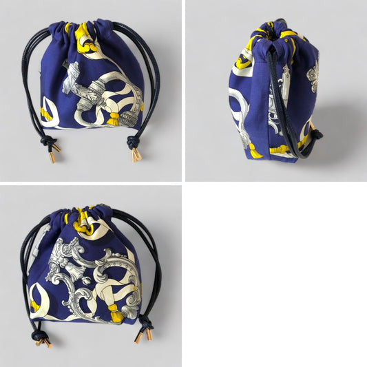 Metallic Tricolor Navy Bag