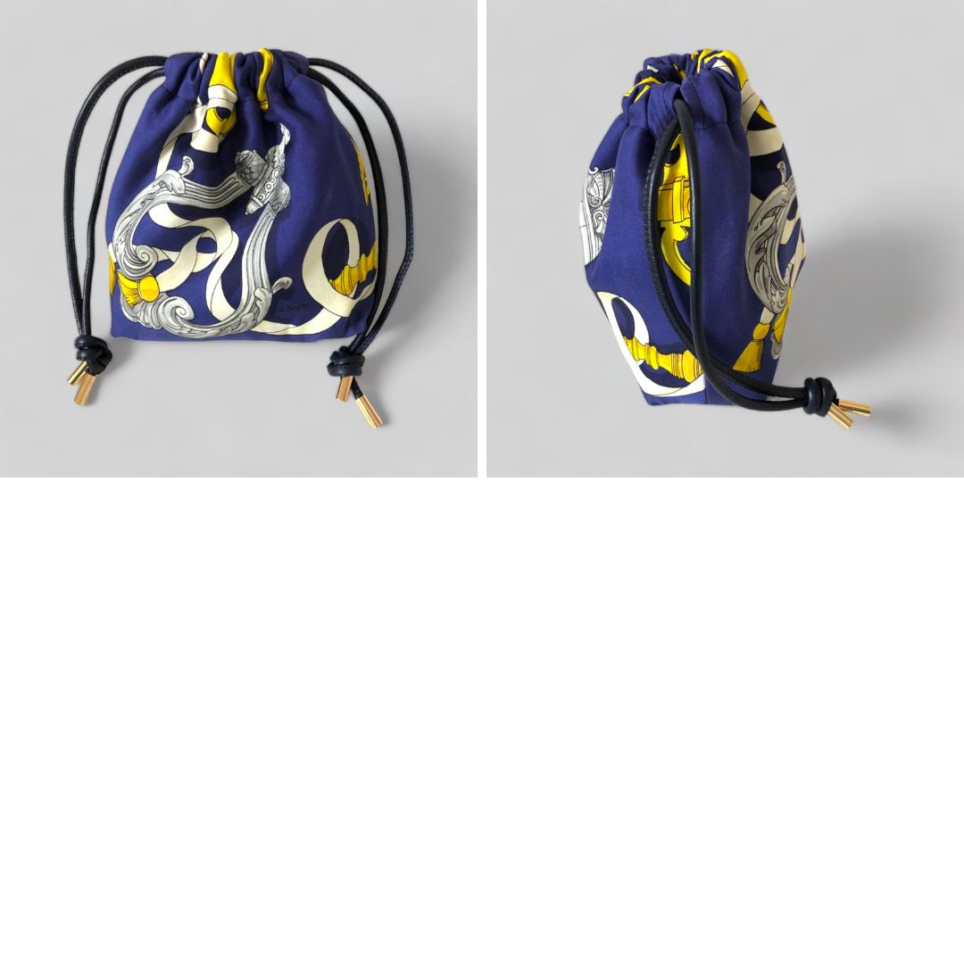 Metallic Tricolor Navy Bag