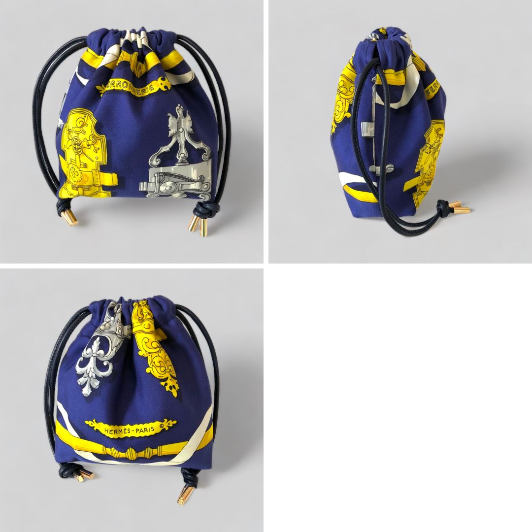 Metallic Tricolor Navy Bag