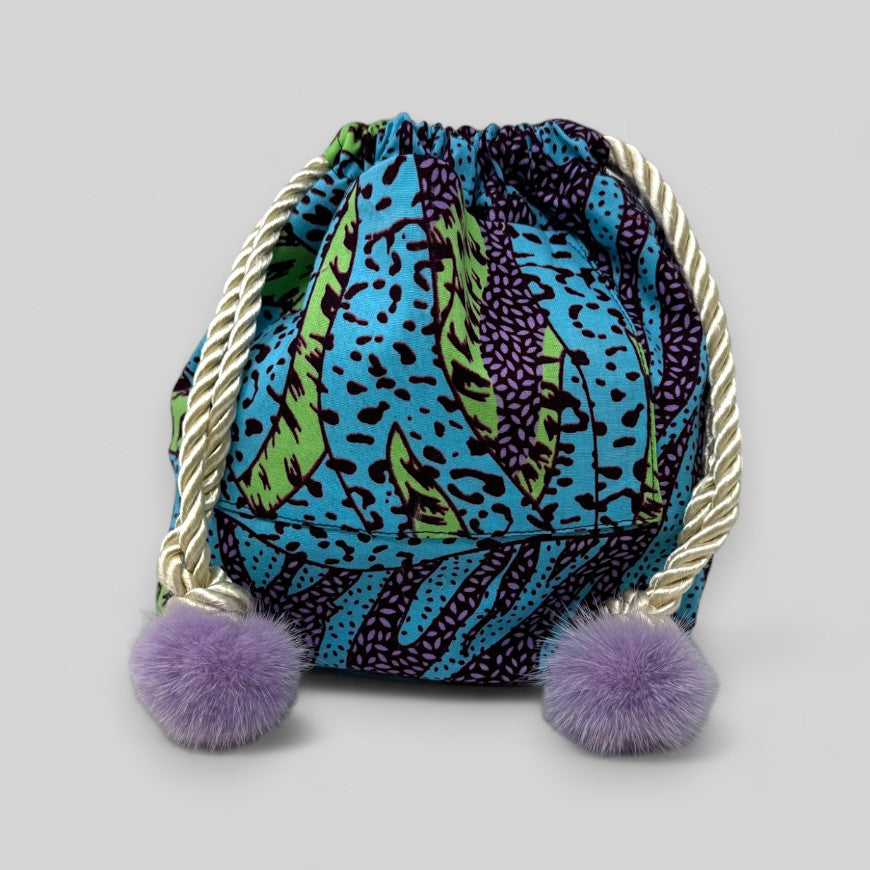 Island Life African Print Pom-Pom