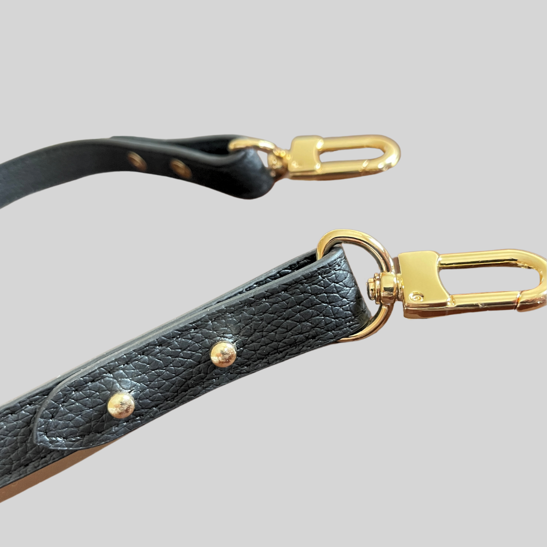 Textured Leather Shoulder Strap