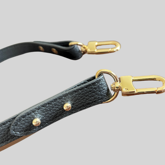 Textured Leather Shoulder Strap