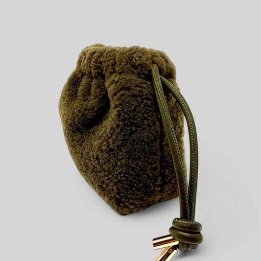 Super Mini Shearling Khaki