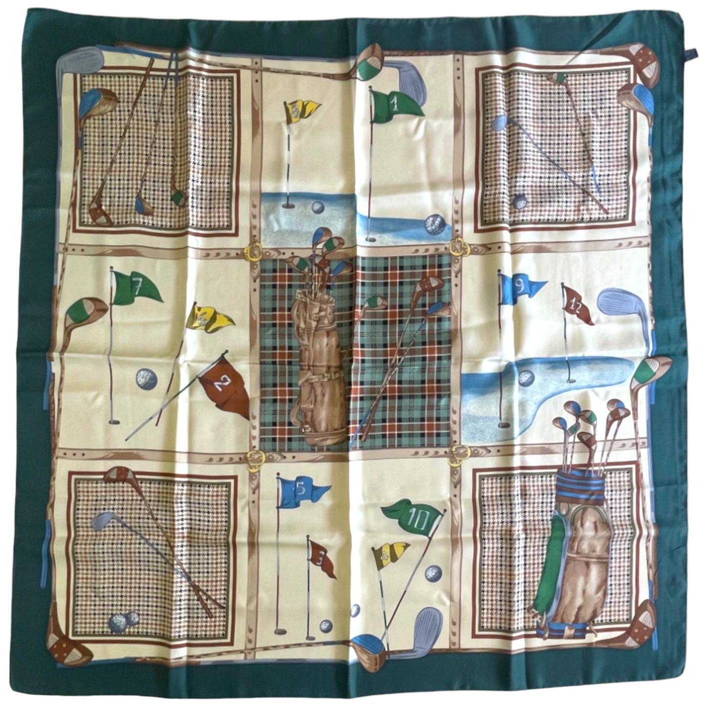 Golf in Scotland Silk Scarf