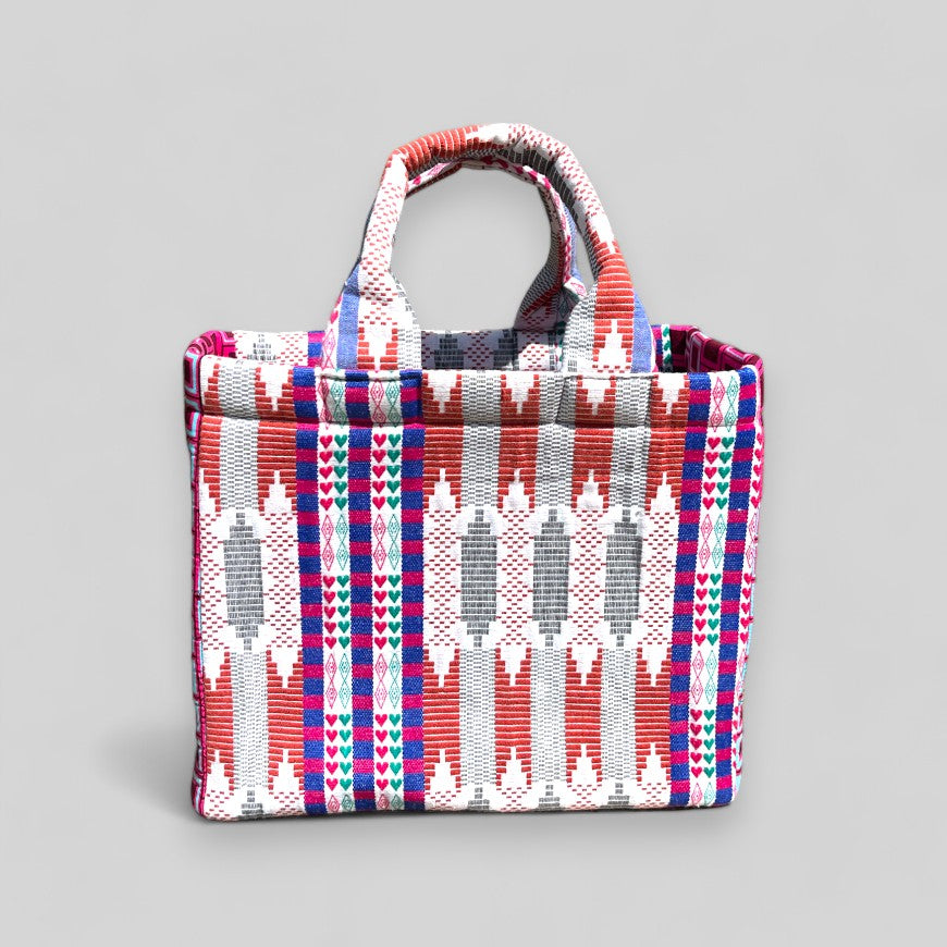 Mixed Kente Cloth Tote Bag