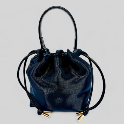 Navy Organza Bag