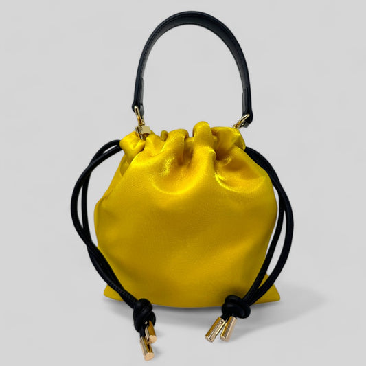 Yellow Organza Bag