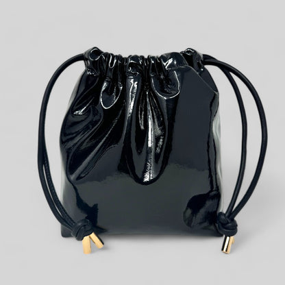 Black Patent Leather Bags 3 SIZES