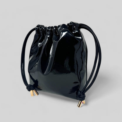 Black Patent Leather Bags 3 SIZES