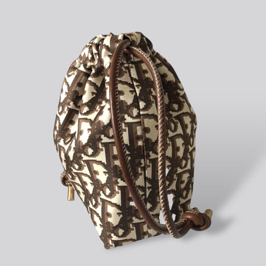 Dark Brown Logo Bag