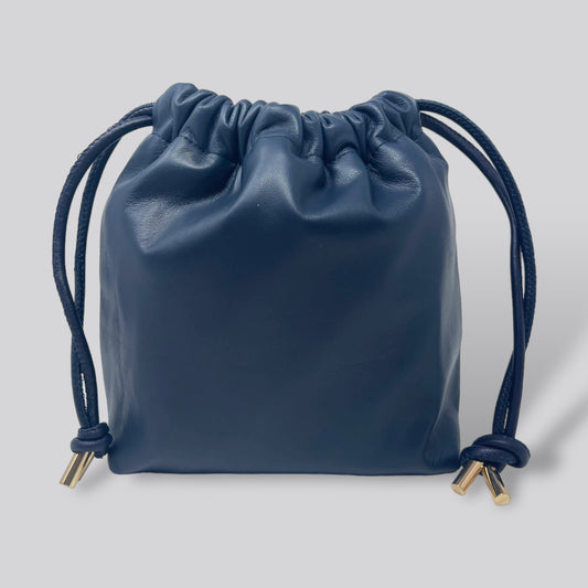 Navy Butter Soft Leather Bag
