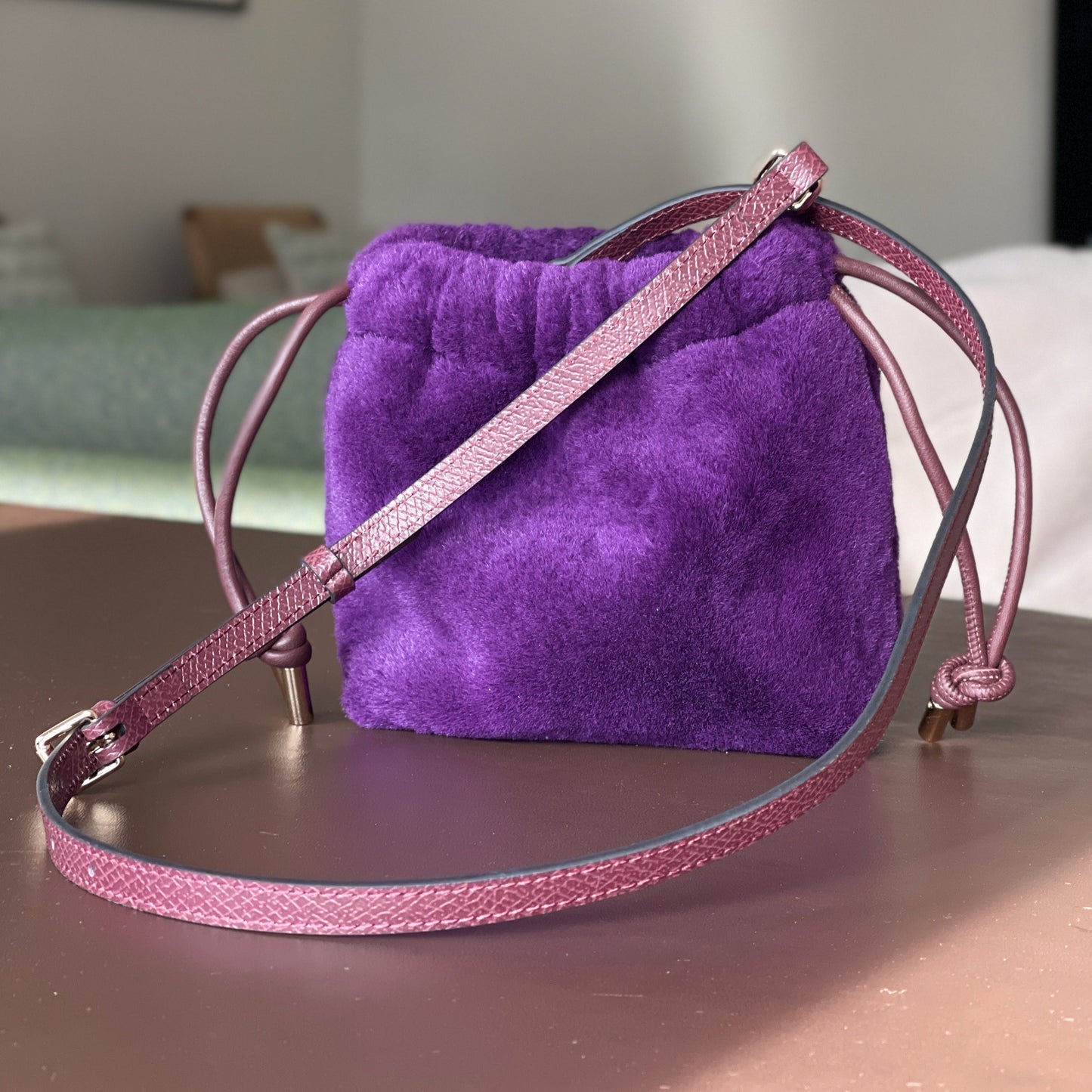 Super Mini Shearling Purple