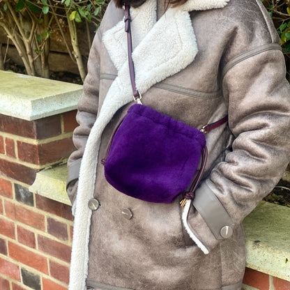 Super Mini Shearling Purple