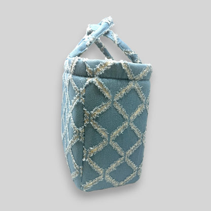 CrissCross Denim Tote Bag