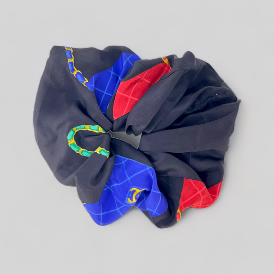 Leather Chains Scrunchie