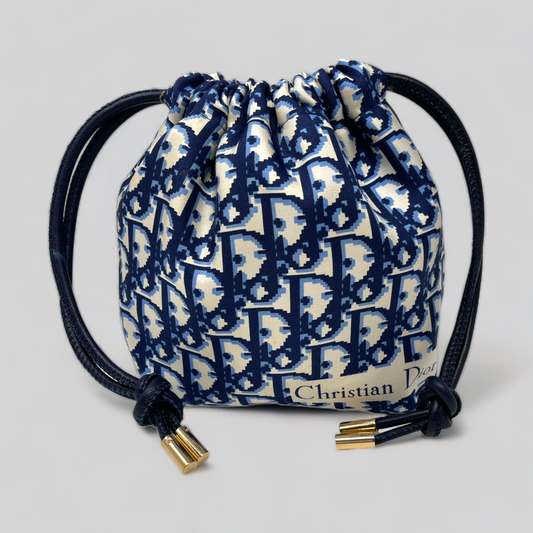 Classic Navy and Light Blue Logo Bag