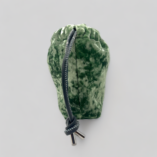 Regular Pistachio Crushed Velvet Bag