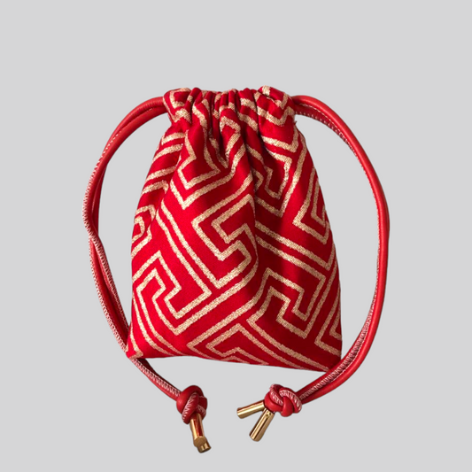 Mini Red and Gold Tile