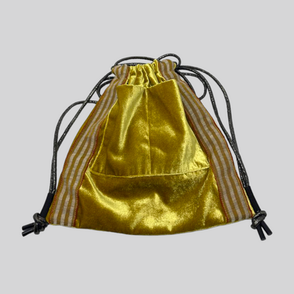 Gold Velvet Backpack
