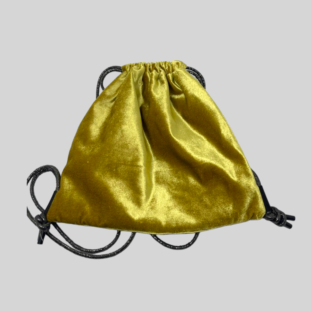 Gold Velvet Backpack