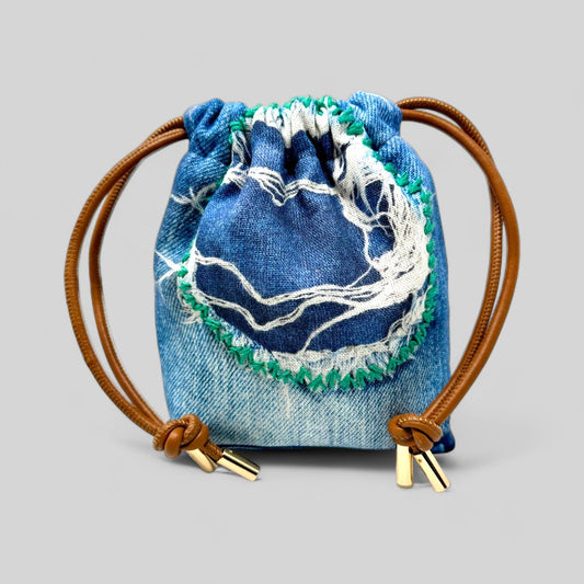 Embroidered Mini Jean