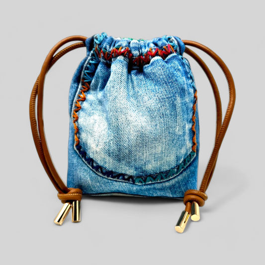 Embroidered Mini Jean