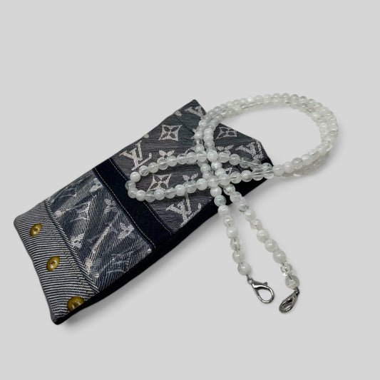 Monogram Denim Trunk Phone Bag