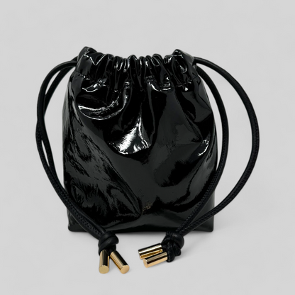 Black Patent Leather Bags 3 SIZES