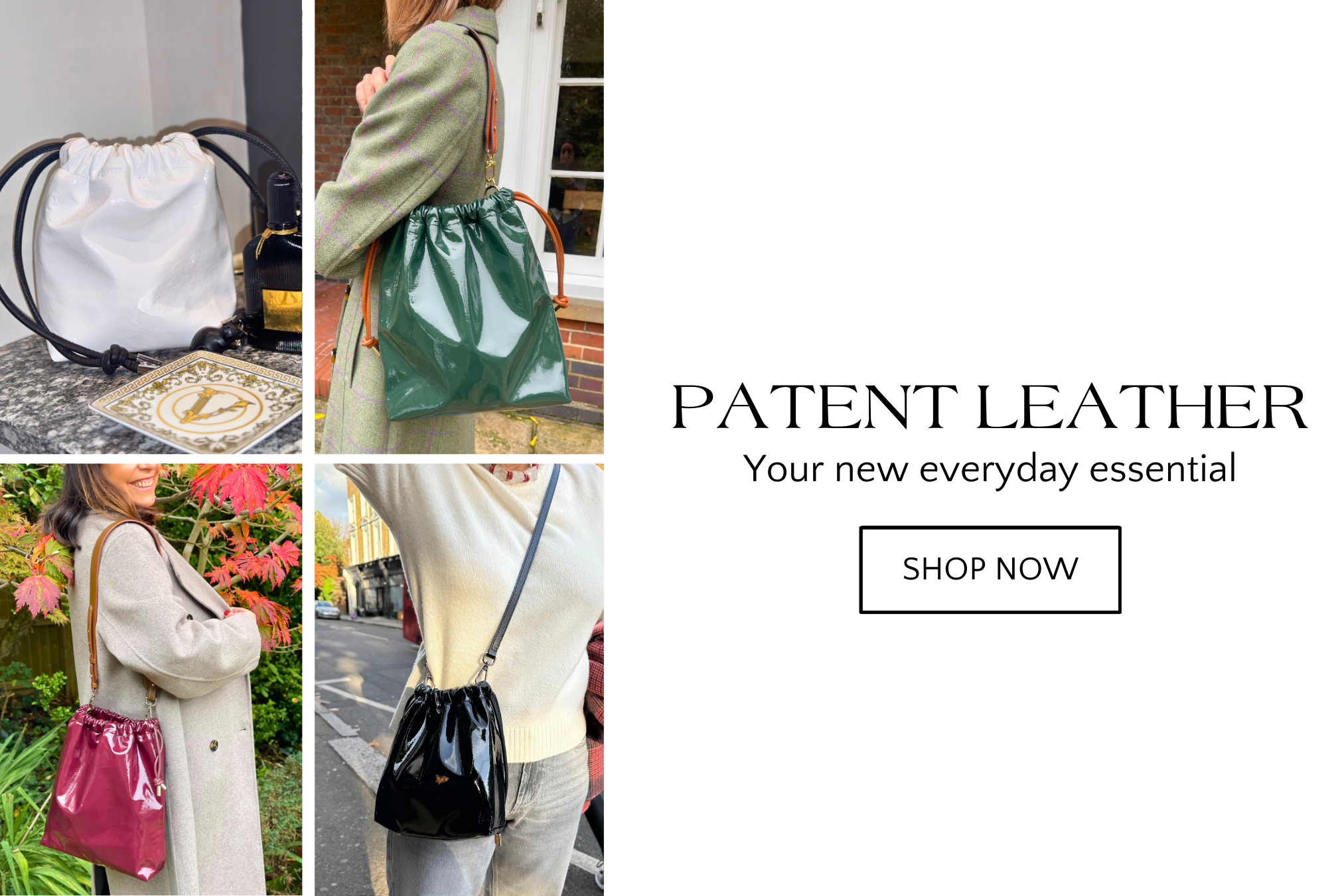 patent leather prettysac