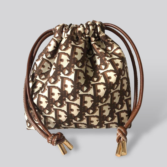 Dark Brown Logo Bag