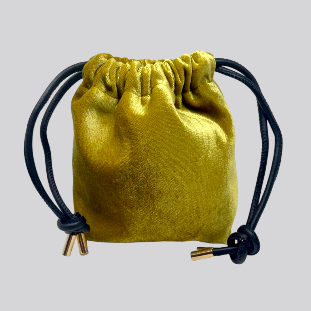 Mini Gold Velvet Bag