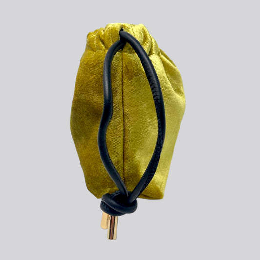 Mini Gold Velvet Bag