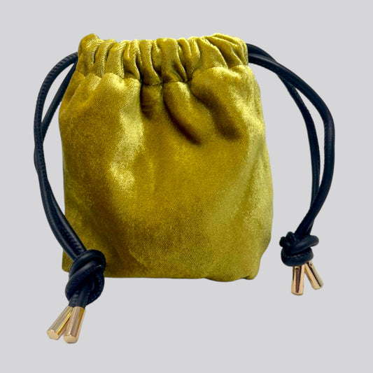 Mini Gold Velvet Bag