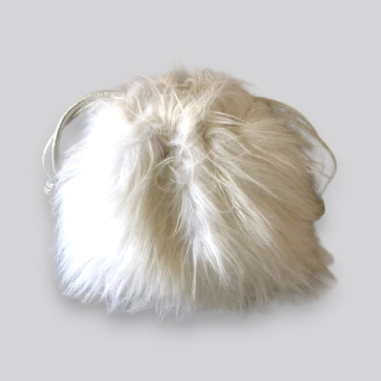 White Fluffy Bag