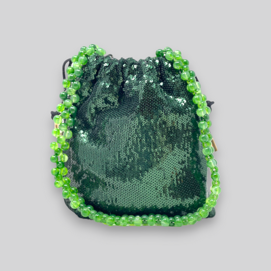 Emerald Sequin Mini Bag