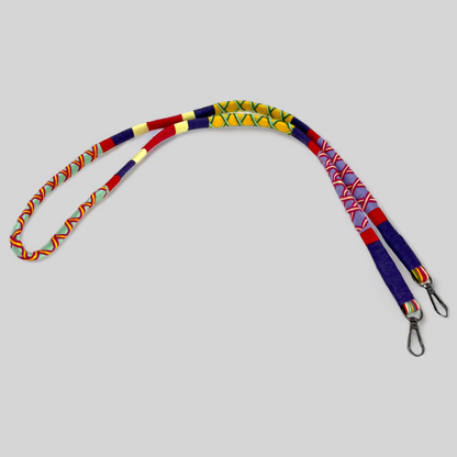 Boho Woven Multi Colour Crossbody Strap