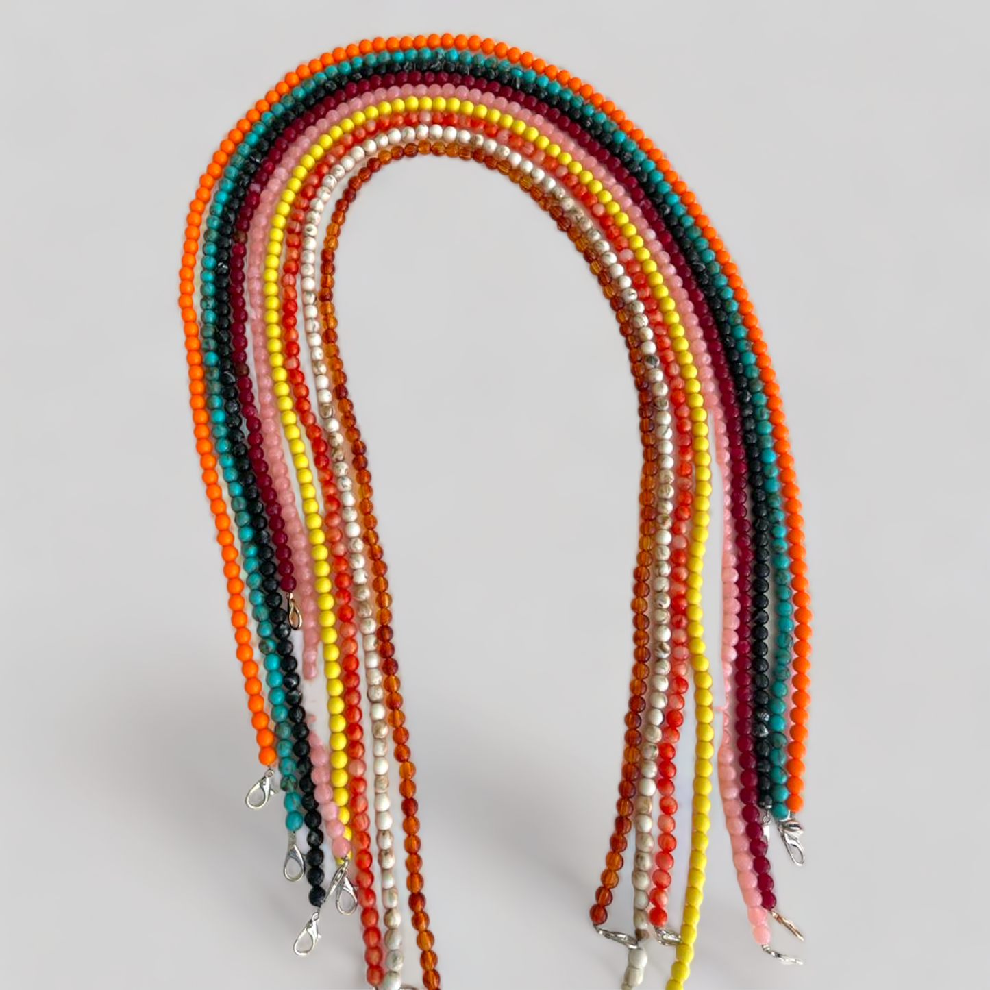 Jelly Bean Beads - Crossbody Straps