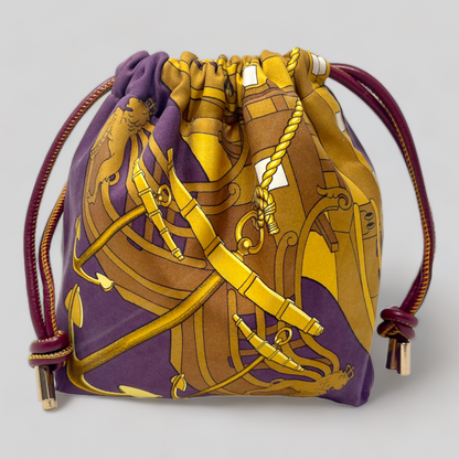 Plum and Gold Bag
