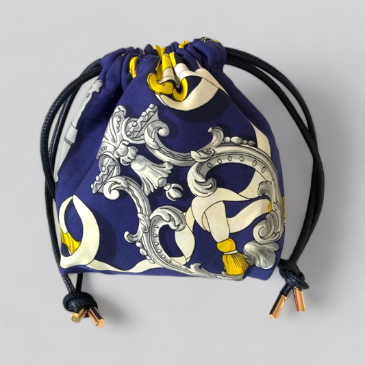Metallic Tricolor Navy Bag