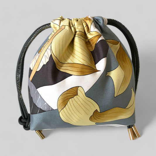 Silver Lotus Bag