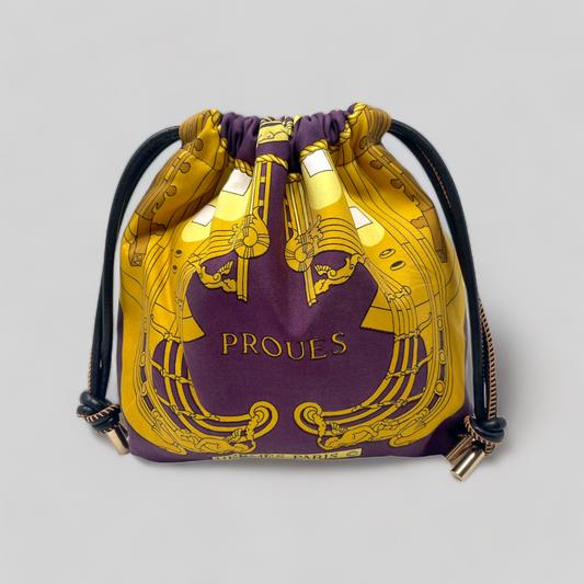 Plum and Gold Bag