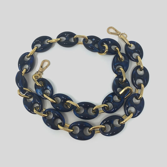Grain de Cafe - Navy Shoulder Strap