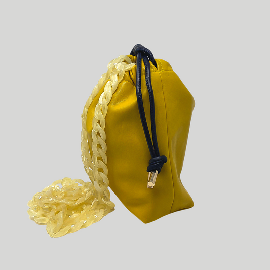 Matte Yellow Leather