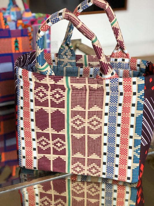 Kente Sand Tote Bag